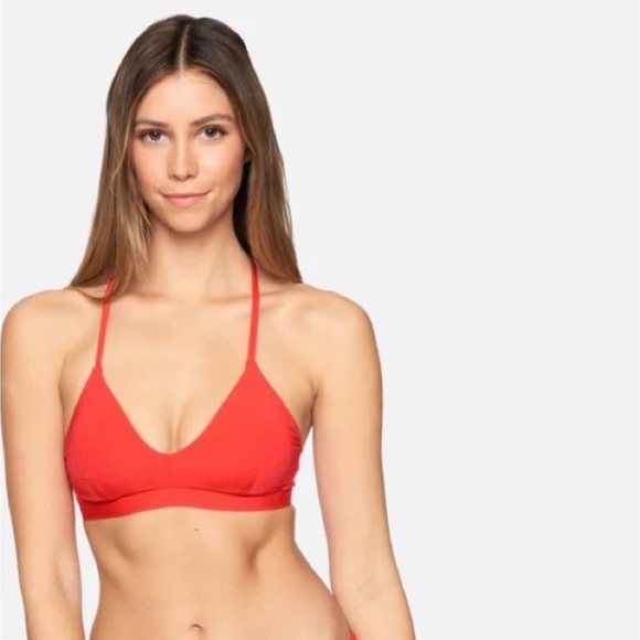 ☀️HURLEY☀️RIP CURL☀️ SOLID ADJUSTABLE BIKNI TOP HAVANA CHEEKY HIPSTER BIKINI - Picture 3 of 15